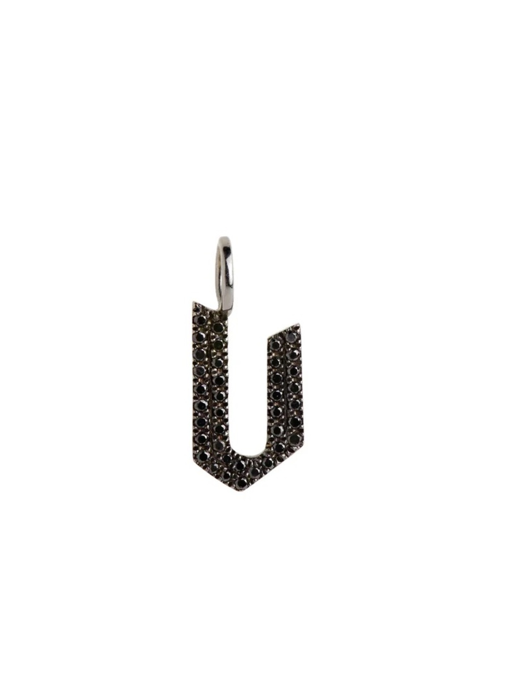 Black Diamond Pavé ‘V’ Pendant